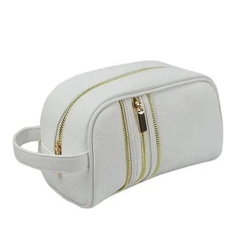 White Portable Best Makeup Bags Bridesmaid Waterproof Brush Bag Mermaid Hanging Toiletry Bag